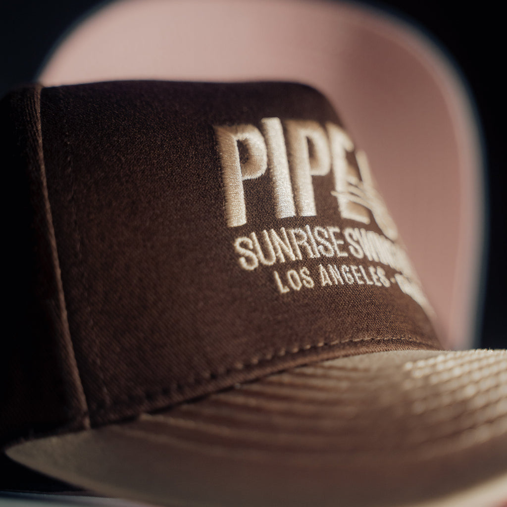 Pipe Co Brown Golf Baseball Hat – Sunrise Swing Society