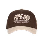 Pipe Co Brown Golf Baseball Hat – Sunrise Swing Society