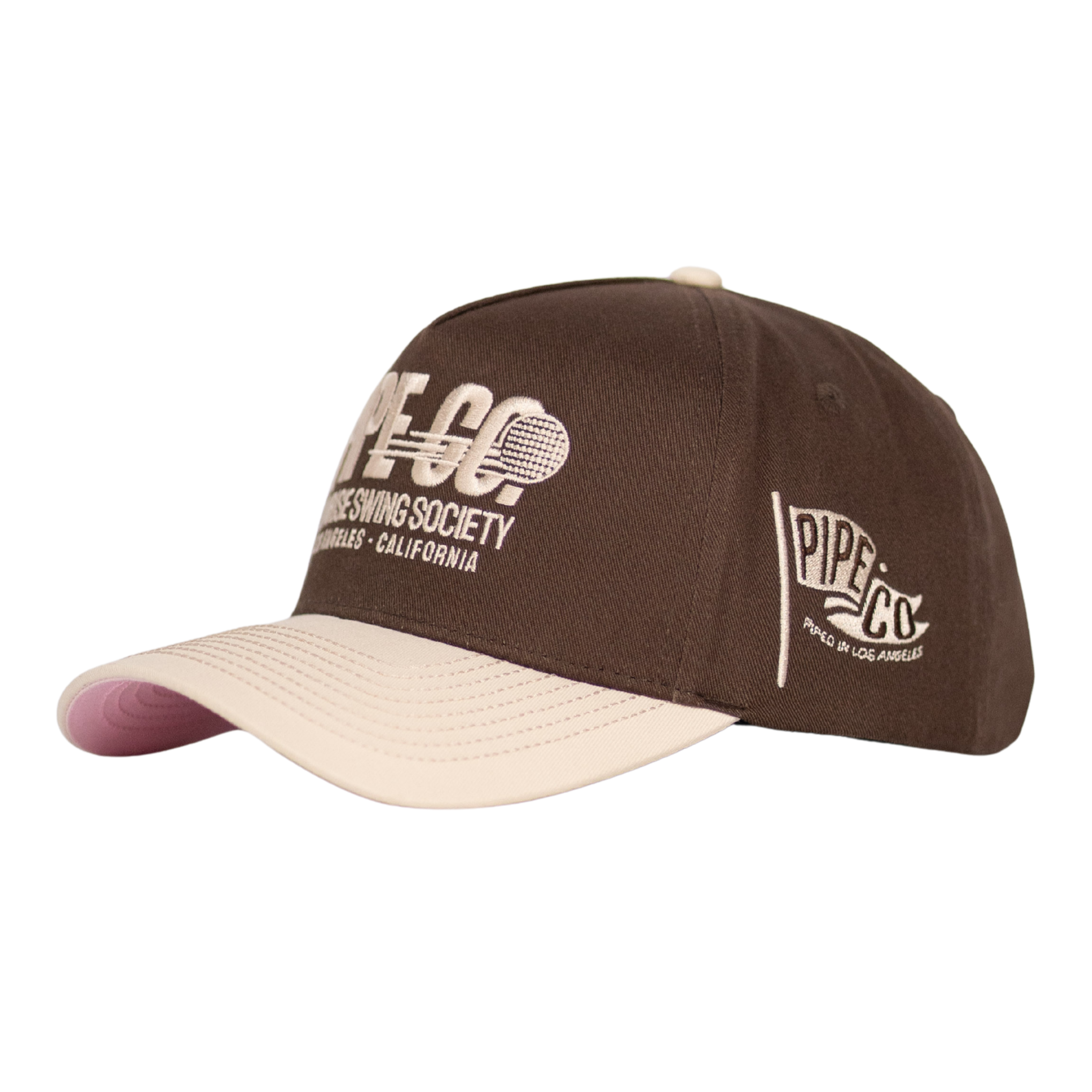 Pipe Co Brown Golf Baseball Hat – Sunrise Swing Society