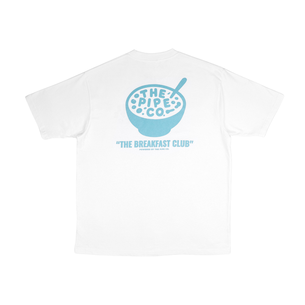 Pipe Co Cereal Breakfast Club White Golf T-shirt 