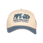 Pipe Co Cream Golf Baseball Hat – Sunrise Swing Society