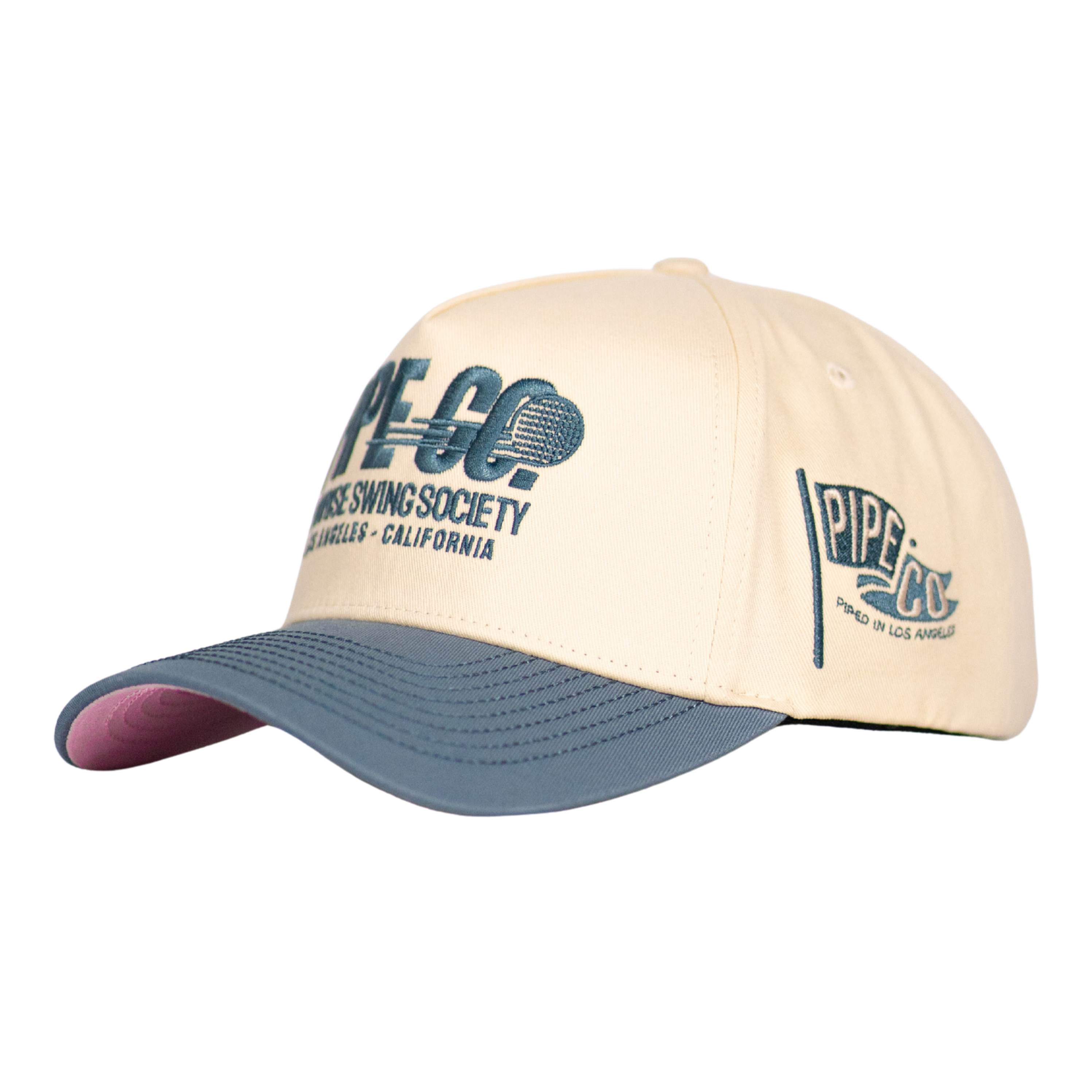 Pipe Co Cream Golf Baseball Hat – Sunrise Swing Society