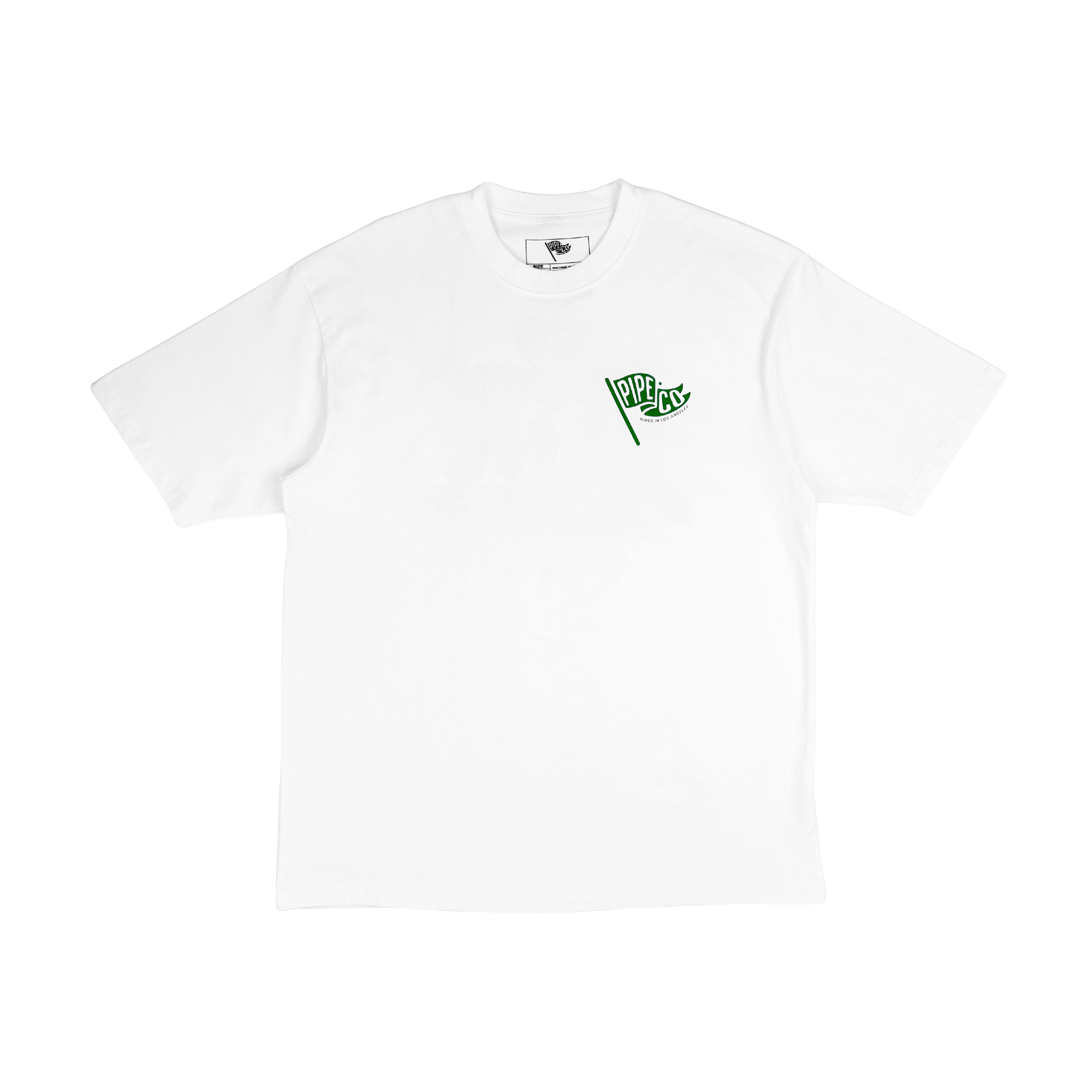 Pipe Co Go Touch Some Grass White Golf T-shirt 