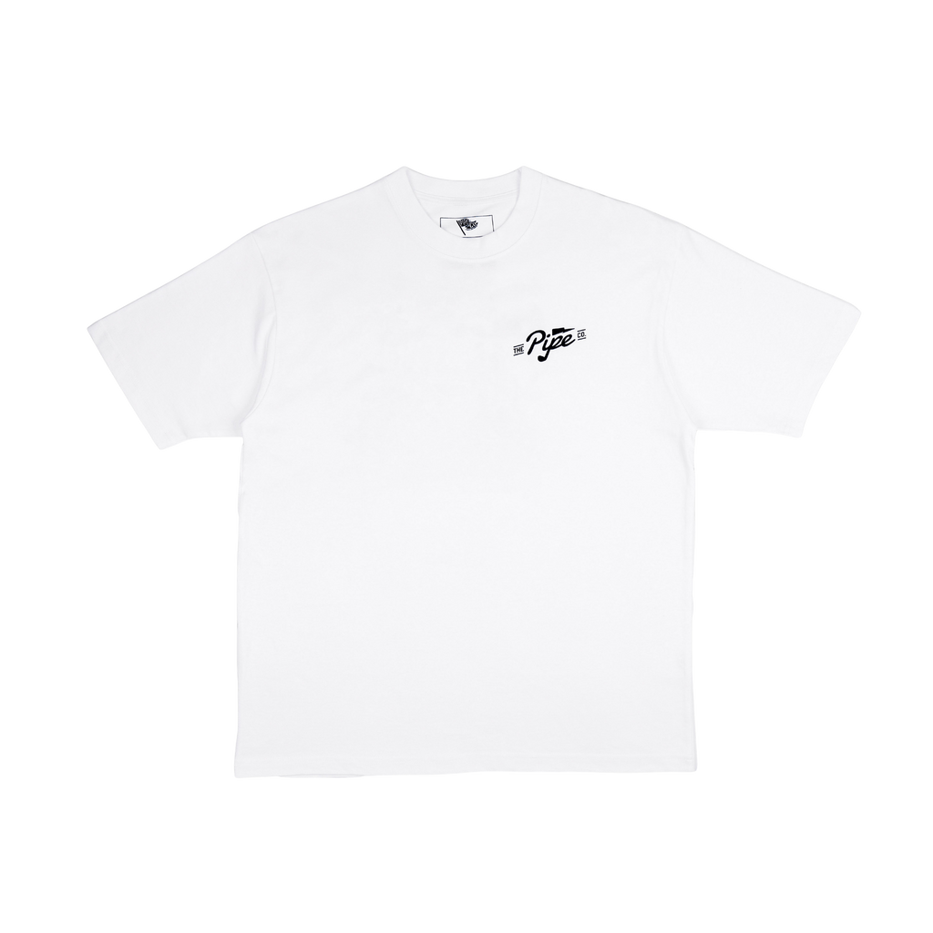 Pipe Co Breakfast Club White Golf T-Shirt 